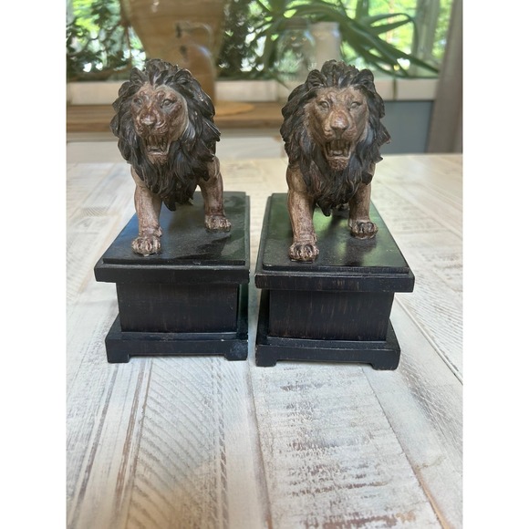 Other - Lion book ends.